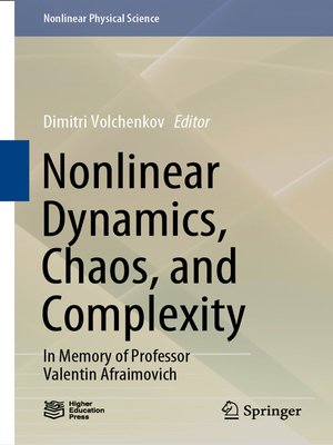 cover image of Nonlinear Dynamics, Chaos, and Complexity